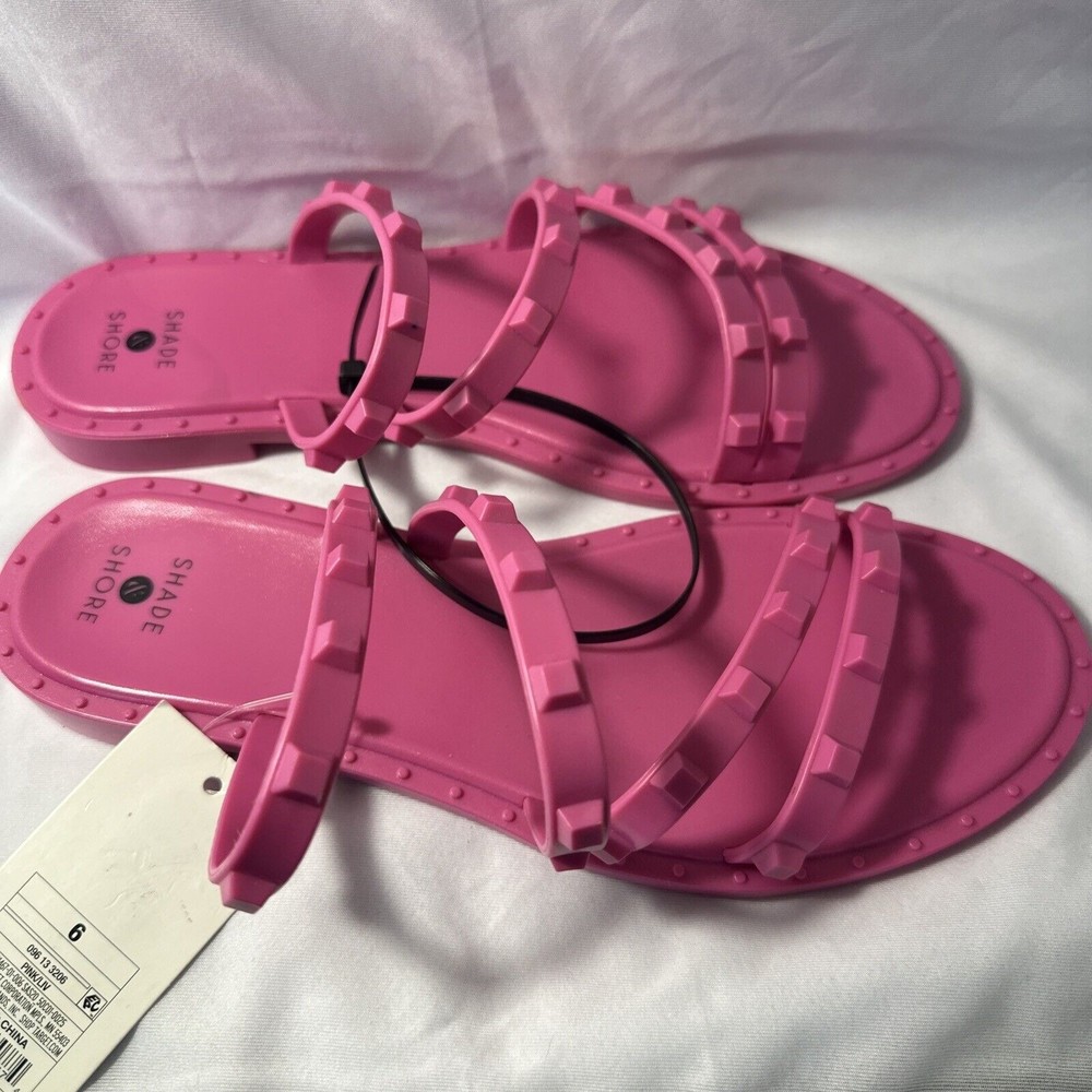 Women's Liv Jelly Slide Sandals - Shade & Shore Pink 6